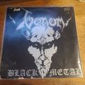 VENOM BLACK METAL 1982 + VHS THE SECOND COMING VG+/VG VINILE LP 33 GIRI