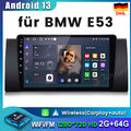 Für BMW 5er E39 X5 E53 7er E38 Android13 Carplay Autoradio GPS NAVI RDS BT 2+64G