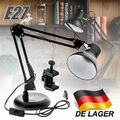 Retro Schreibtischlampe Arbeitslampe Gelenkarm Leselampe Tischlampe Mit CLIP