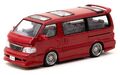 TOYOTA Hiace Wagon - Custom  - red - TARMAC 1:64