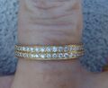 F/VS Natural Diamonds 18k Yellow Gold  Full Eternity Ring 1150