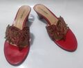 Cafe Noir sandalo colore rosso tacco cm 3 size 38 perfette