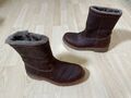 Panama Jack Herren Winter Stiefel Gr 41 Rot Braun Fell Gefüttert wie Neu Boots 