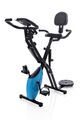 Heimtrainer Fahrrad Twist-Board integriertem Trainingscomputer schwarz Sport GUT