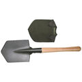 Feldspaten mit Holzstiel BW Armeespaten Outdoor Spaten Schaufel Holzgriff Tasche