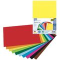 folia 605 Tonpapier DIN A4, 100 Blatt sortiert in 10 Farben 130g/m² Bastelideen