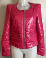 L .Mode Damen Stepp Jacke Langarm Rose Gr.M Nylon