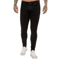 Enzo Slim Fit Jeans Herren Skinny Stretch Flex Denim Baumwolle Hose UK Größen