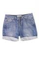 ✅ Oui Jeansshorts Shorts für Damen Gr. 40, M blau aus Baumwolle ✅