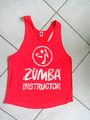 Schönes, orangefarbenes ZUMBA Top, Gr. XL