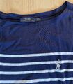 Original Polo Ralph Lauren, Damen, Pullover, Blau, Gestreift, Gr. XL