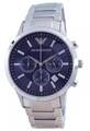 Emporio Armani Renato Classic Chronograph Blau Zifferblatt AR2448 Herrenuhr