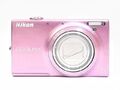 Nikon Coolpix S6100 16MP Punkt & Shoot Digitalkamera Pink Ccd Aus Japan