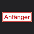 Magnetschild Automagnet "Anfänger" 210x70mm Fahranfänger Magnetaufkleber