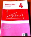 KLETT Arbeitsheft 4 Mathematik Klasse 8 ; 10 Aufgaben ausgefüllt, Rest neu