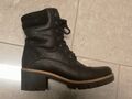 Panama Jack Damen Stiefelette Stiefel Winter Leder Lammfell Schwarz 39