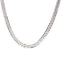 Damen Halskette Kette Collier echt Silber 925  Sterlingsilber rhodiniert