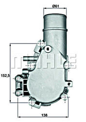 MAHLE Kühlmittel Thermostat Für IVECO Eurostar Eurotech Mp 93-04 504027457