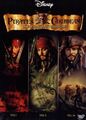 Disney Fluch der Karibik Pirates of Caribean Teil 1-3 Piraten Trilogie 3 DVD Box