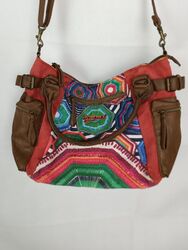 Desigual Damen Handtasche Mehrfarbig