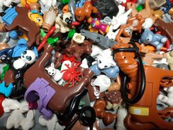 Lego Figuren Tiere 10 Stück Pferde Hunde Katzen Friends