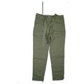 Damen Cargo 3/4 Hose Sommer Freizeit Capri Gr. 38 mit Gürtel Army Grün TOP