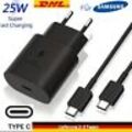 Schnellladegerät 25W für Orginal Samsung Galaxy A53 A33 S23 S22 S21 S20 USB C PD