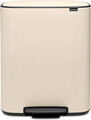 Brabantia Bo Abfallbehälter – 60 Liter – Soft Beige