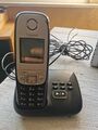 Gigaset A415A Schnurloses-/DECT Telefon - schwarz/silber