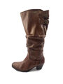 TAMARIS DAMENSTIEFEL STIEFELETTEN BOOTS Gr: 38 UK: 5 BRAUN