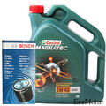 5L MOTOROEL CASTROL MAGNATEC 5W40 A3/B4 MIT BOSCH OELFILTER 0 451 103 370