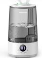 Homvana Luftbefeuchter Aromadiffusor für Pflanzen 3.6L 360° 34H BPA frei 16dB