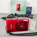 Canon IXUS 100 IS / PowerShot SD780 IS DIGITAL ELPH Digital Camera - RED Boxed