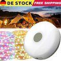 Camping Lichterkette Aufrollbar, Wasserdichte Tragbare LED Lichterkette USB DHL