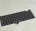 Französische AZERTY Tastatur für Microsoft Surface Laptop Go Modell 1943 12,4" grau