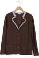 Peter Hahn Strickjacke Damen Cardigan Jacke Gr. EU 38 Wolle Braun #mjzj3wc