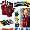 Harry Potter Scarf Gloves Gryffindor Slytherin Ravenclaw Hufflepuff Gift Xmas