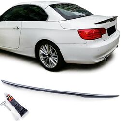 Sport Heckspoiler Lippe Schwarz Glanz passend für BMW 3er E93 Cabrio 06-13