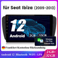 2+32G 9''Android 12 Für Seat Ibiza 6j Autoradio GPS SATNAV WIFI Wireless Carplay