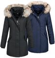 Only Damen Jacke Winterjacke Winterparka Parka Damenjacke Fellkapuze ONLNewKaty