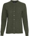 Highmoor Lambswool Cardigan Kragenlos ohne Kapuze Strickjacken Damen NEU