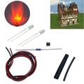 Flackerlicht brennendes Haus 3mm LED brandflackern Feuer H0 TT N Bausatz S870