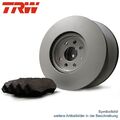 TRW Bremsscheiben Set + Beläge M10 x 1.5 für FORD TRANSIT Bus EAL EAS EBL EDL