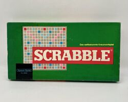 Scrabble Vintage Spiel alt von Spear - Holzsteine, Kreuzwort für 2