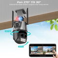 4K 8MP HD FUNK WLAN WIFI IP NETZWERK CAMERA Outdoor AUßEN ÜBERWACHUNGSKAMERA Neu