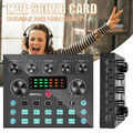 Blutooth Support Audio Mixer Live Sound Card for Live Streaming Broadcast DHL