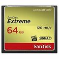 SanDisk Extreme CF 64GB 120MB/s UDMA7 SDCFXSB-064G-G46 (0619659123710)