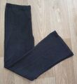 Leggings Damen Gr L schwarz Sporthose Fitness Training Yoga Pilates weites Bein