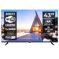 Fernseher 43 Zoll 4K LED Smart TV Android UHD HDMI USB Dolby Wi-Fi Netflix Kiano