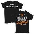 T-Shirt WUNSCHTEXT wir sind die GEILSTEN hier S bis 10XL alkohol party saufen 